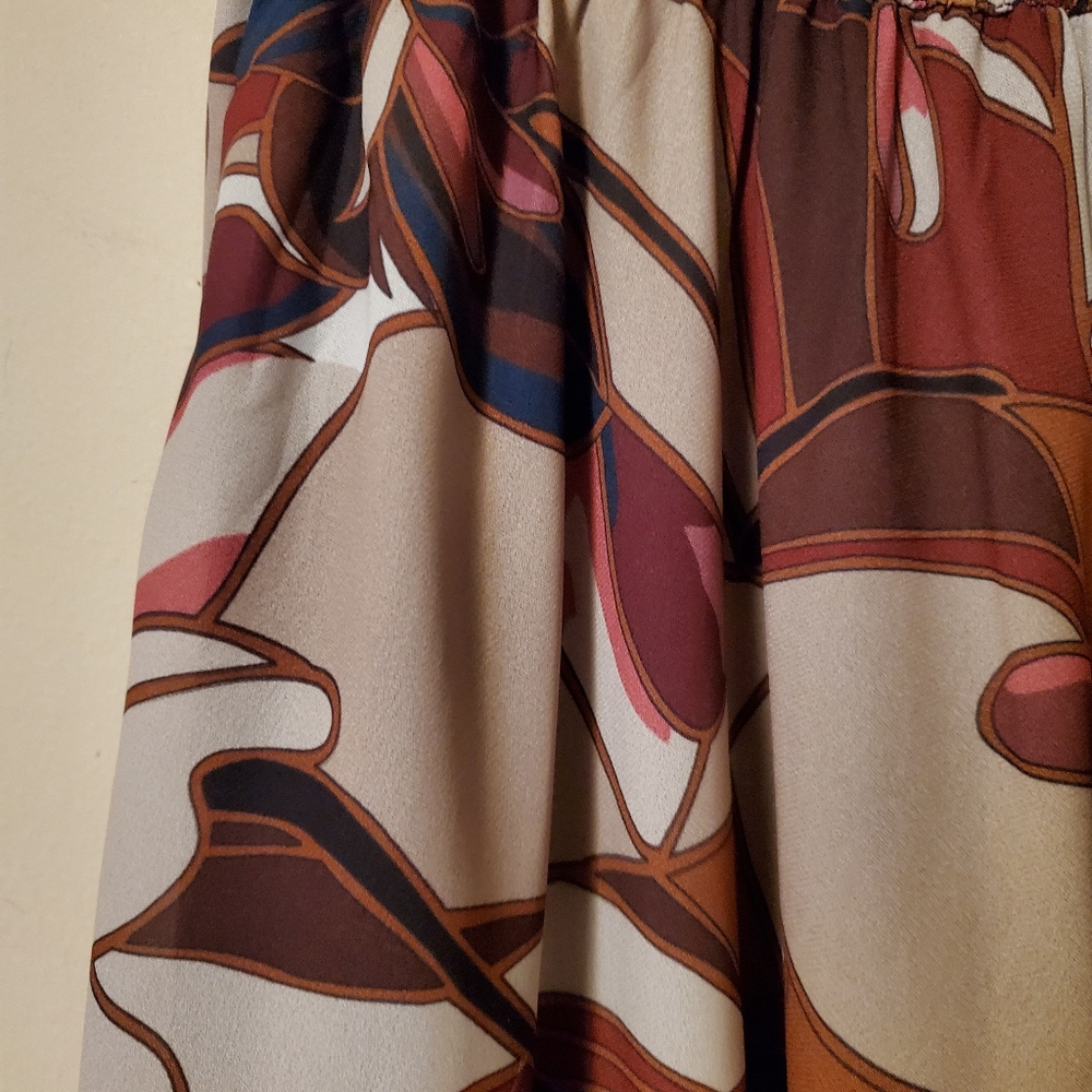 Chiffon Floral Maxi Skirt